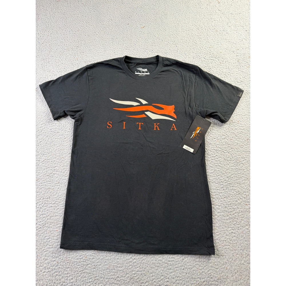 NEW Sitka Gear Icon Tee Short Sleeve Shirt Deer Antler Logo Mens Size Medium NWT
